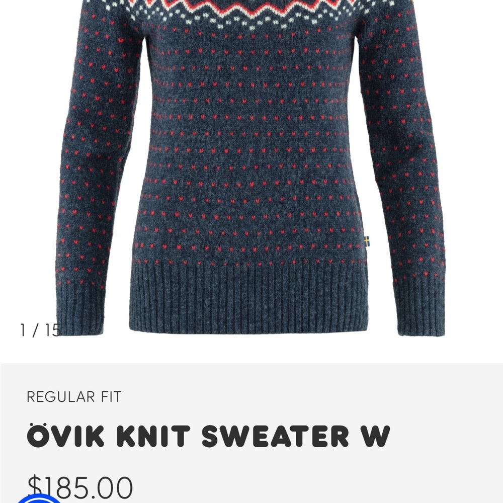 Övik Knit Sweater - Navy